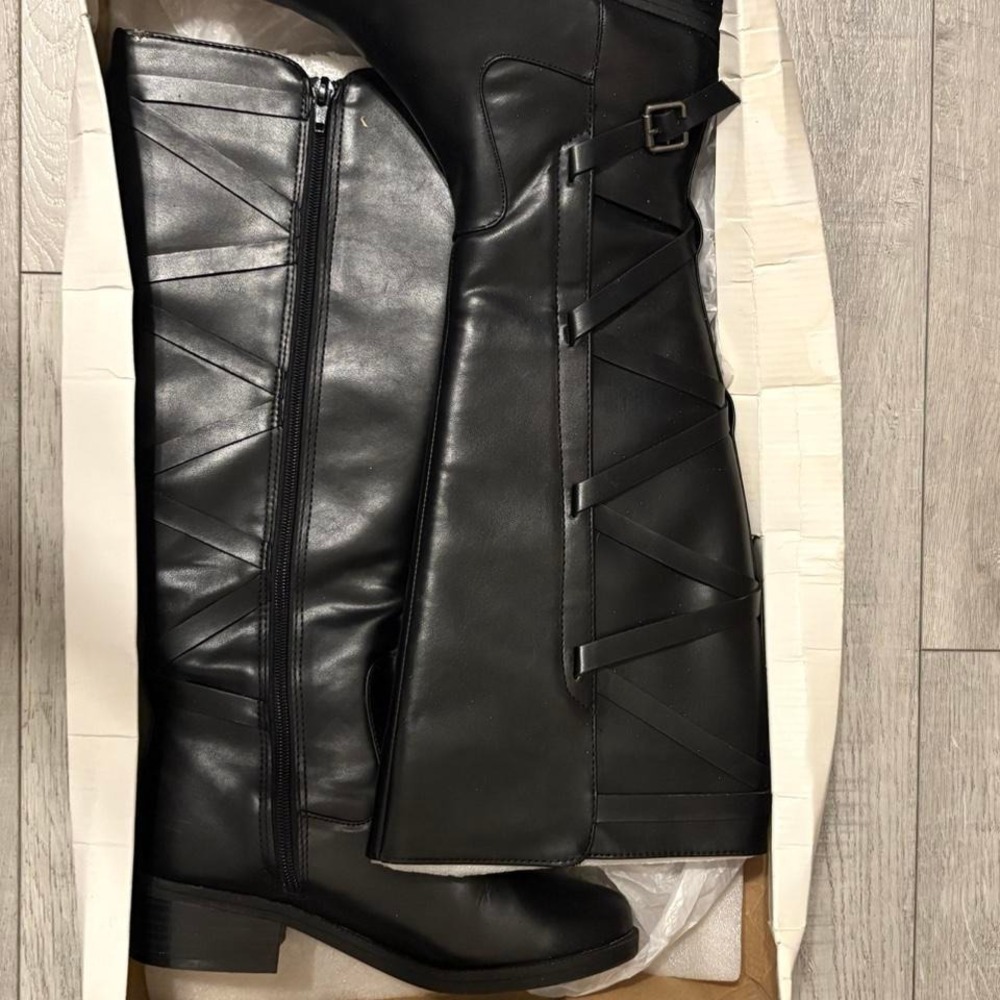 Toetos by dream pairs Black knee-high‎ boots WOMEN SIZE 6